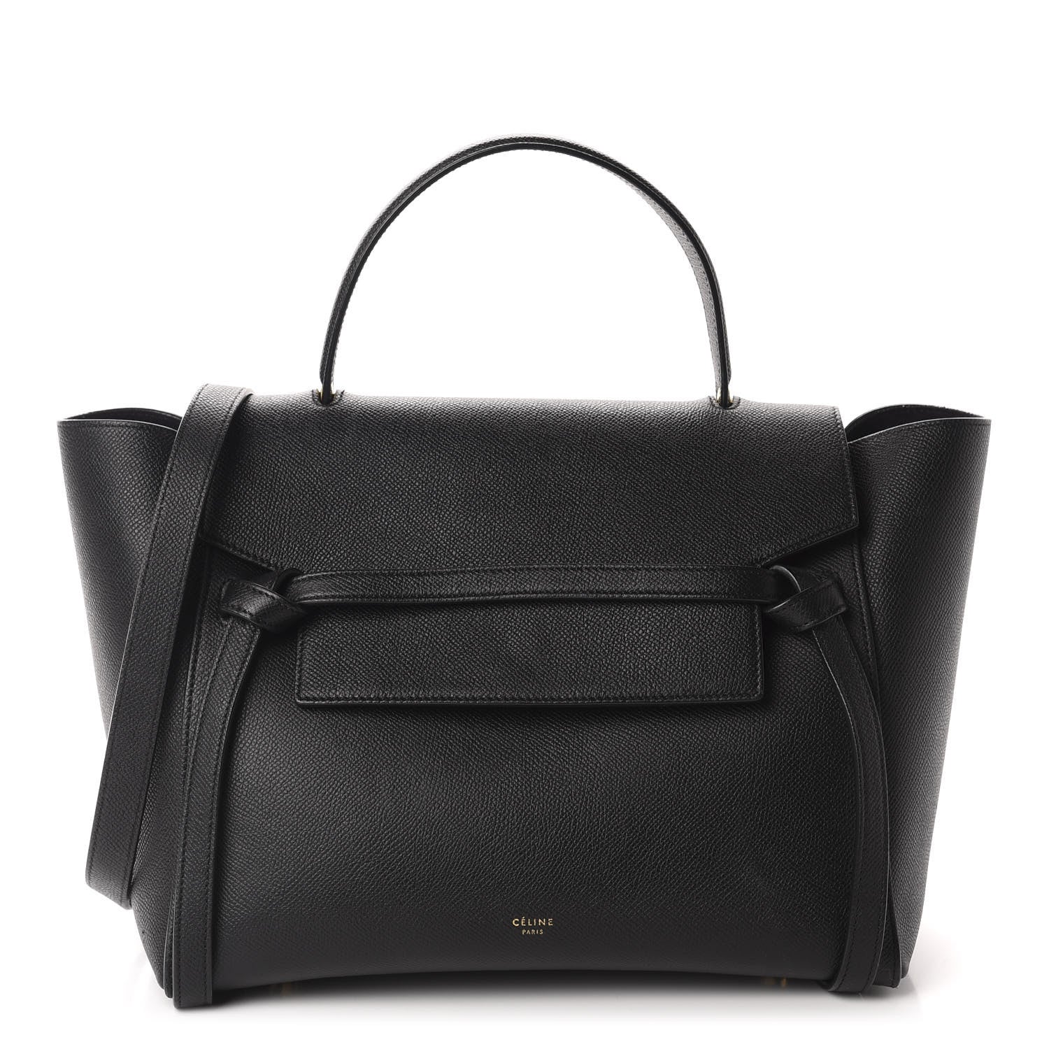 Celine Grained Calfskin Mini Belt Bag Black 1 of 12