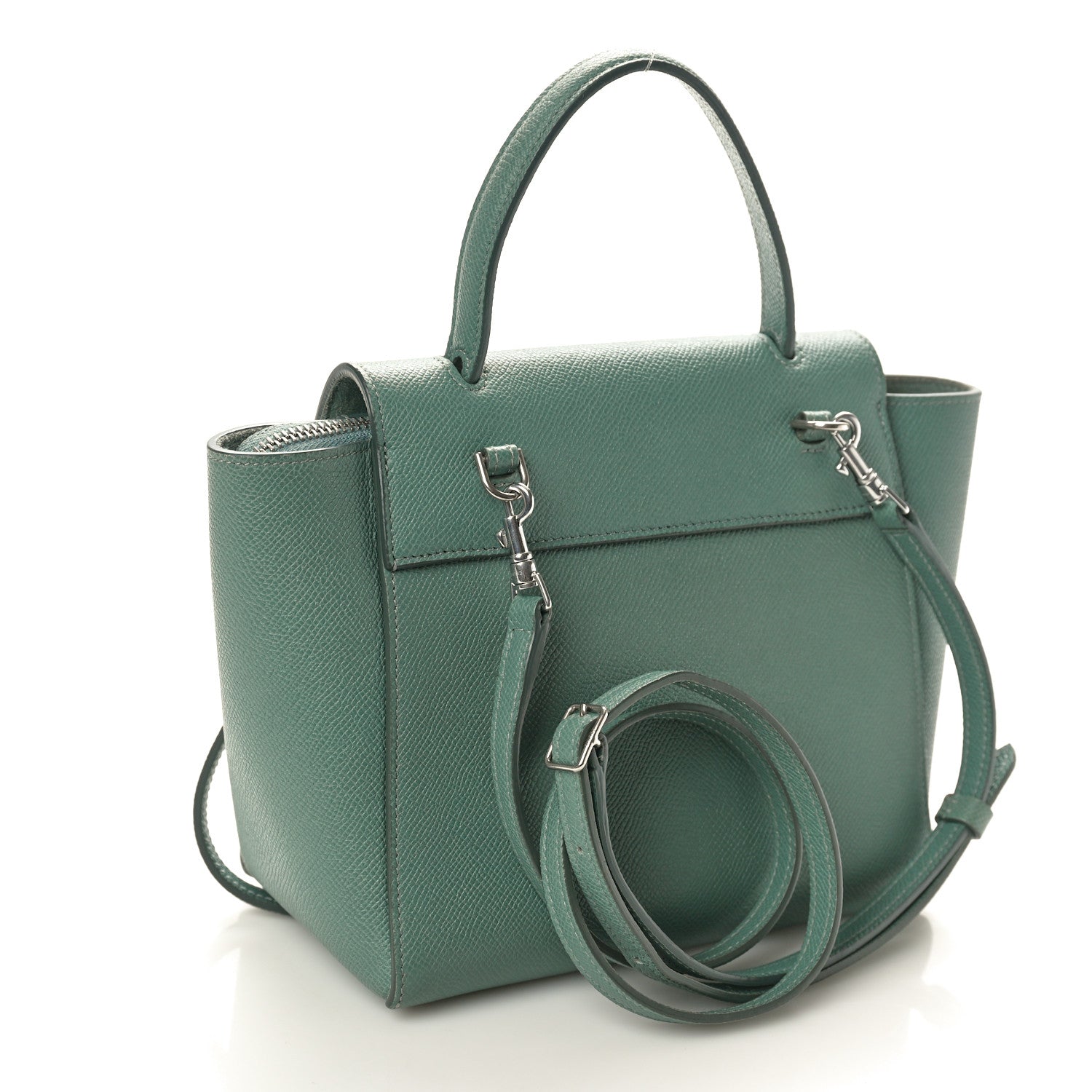 Celine Grained Calfskin Nano Belt Bag Celadon 3 of 9