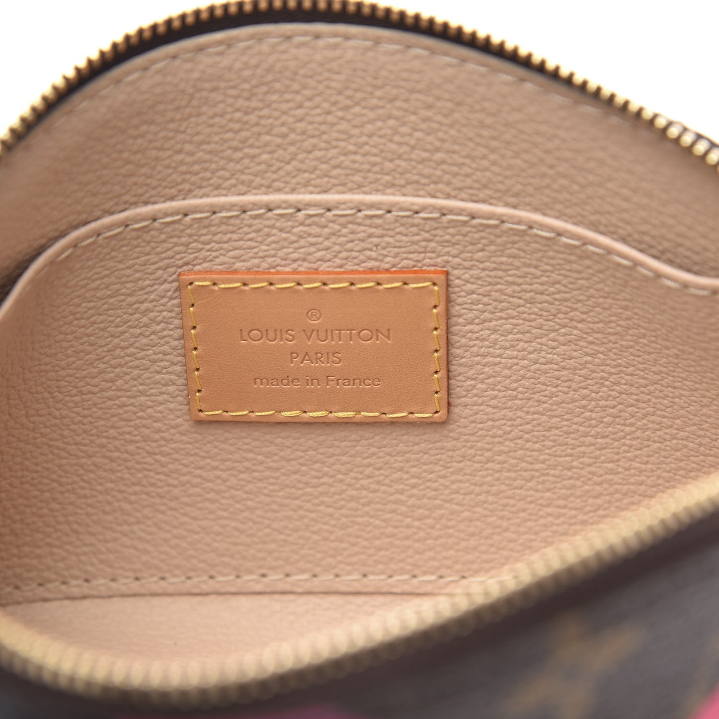 Monogram Game On Cosmetic Pouch