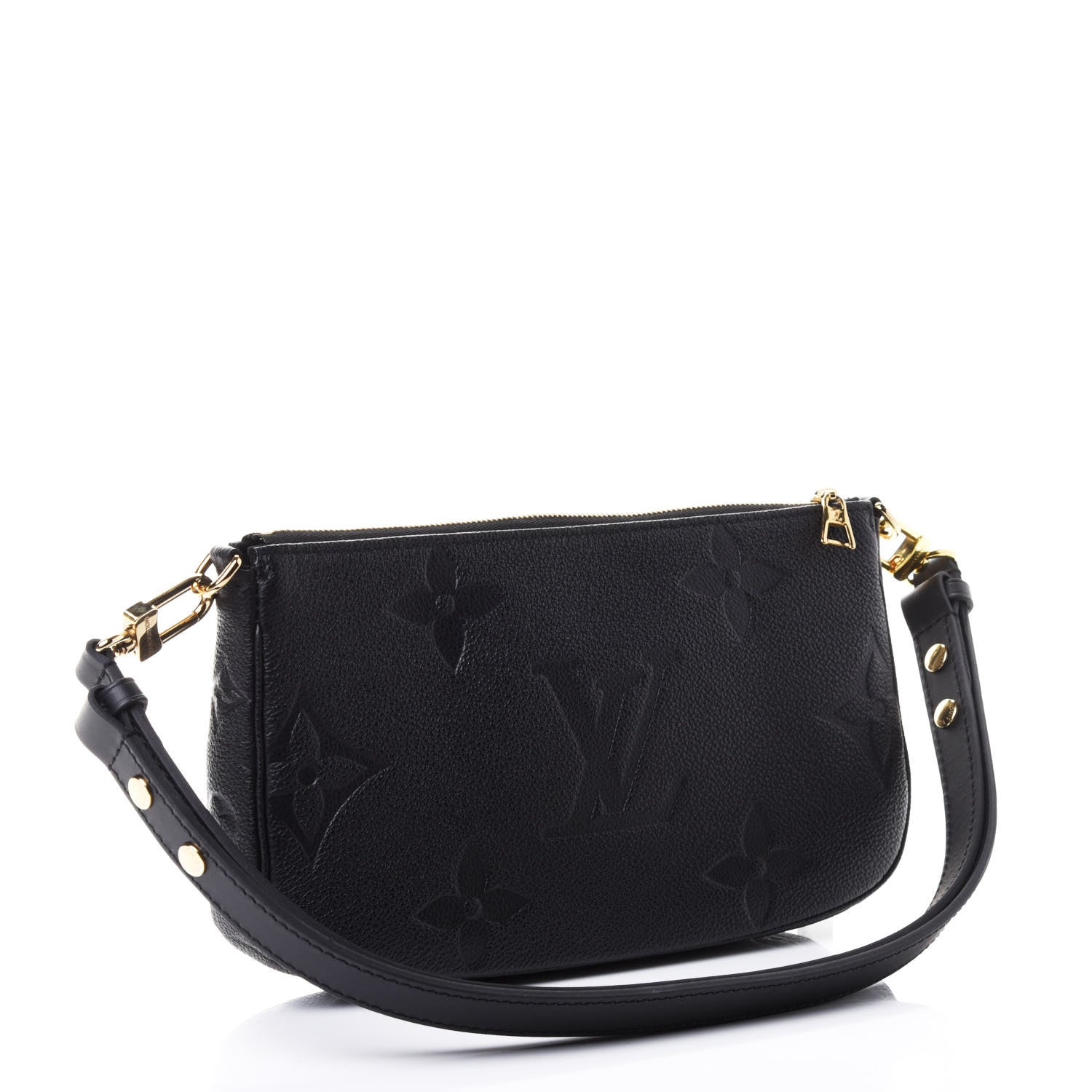 Louis Vuitton Empreinte Monogram Giant Multi Pochette Accessories Large Pochette Black 2 of 4