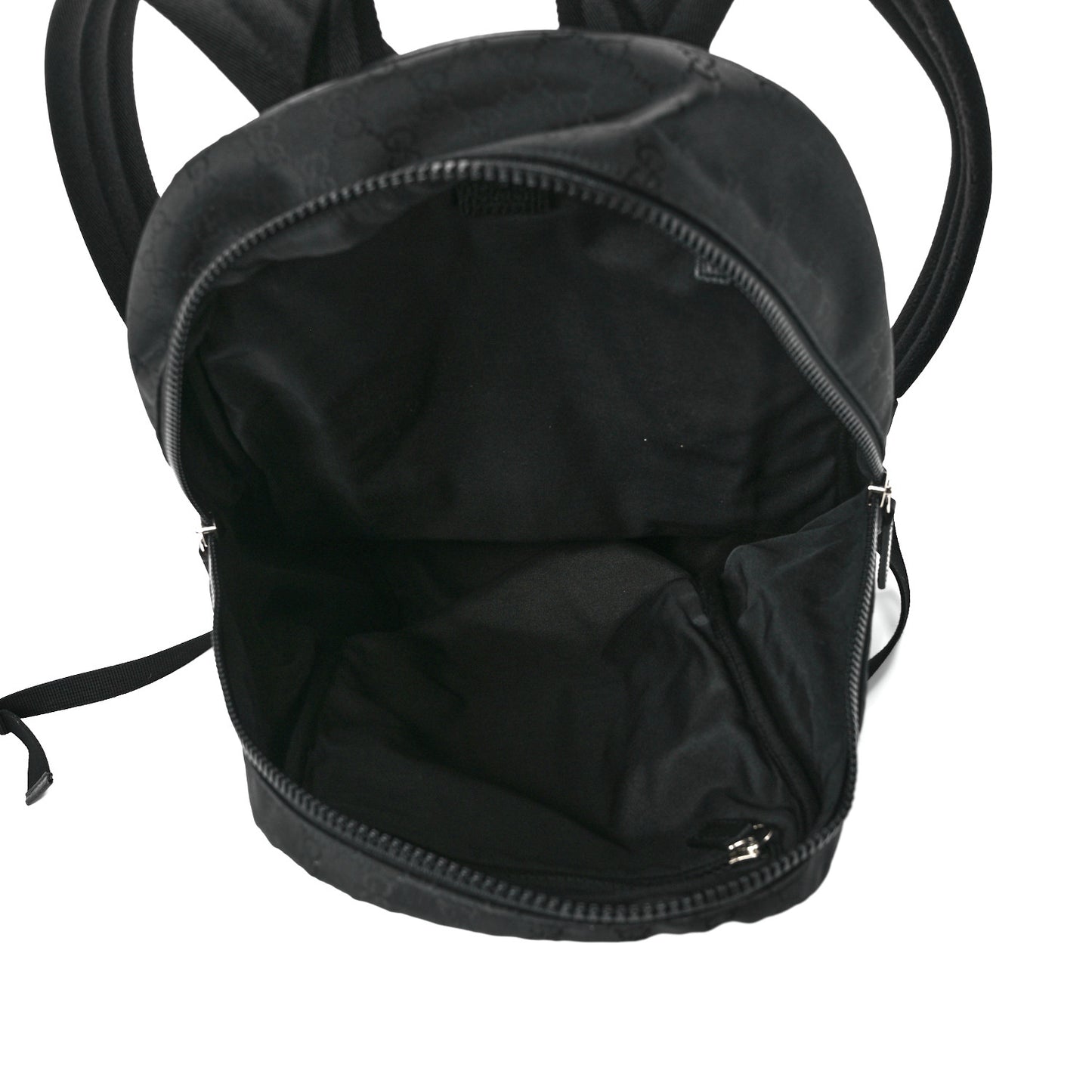 Nylon Monogram Slim Backpack Black