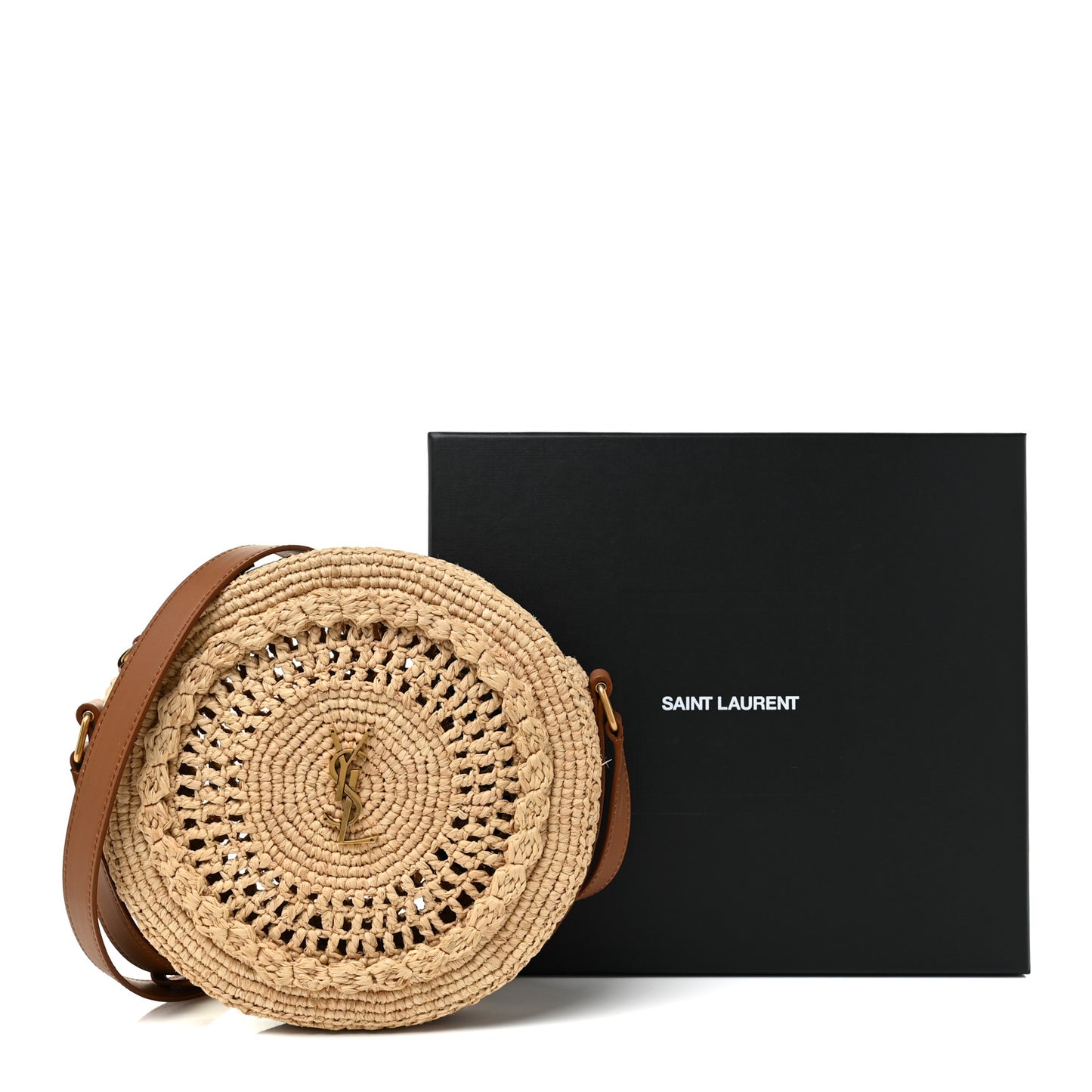 Raffia Sac Round Naturel