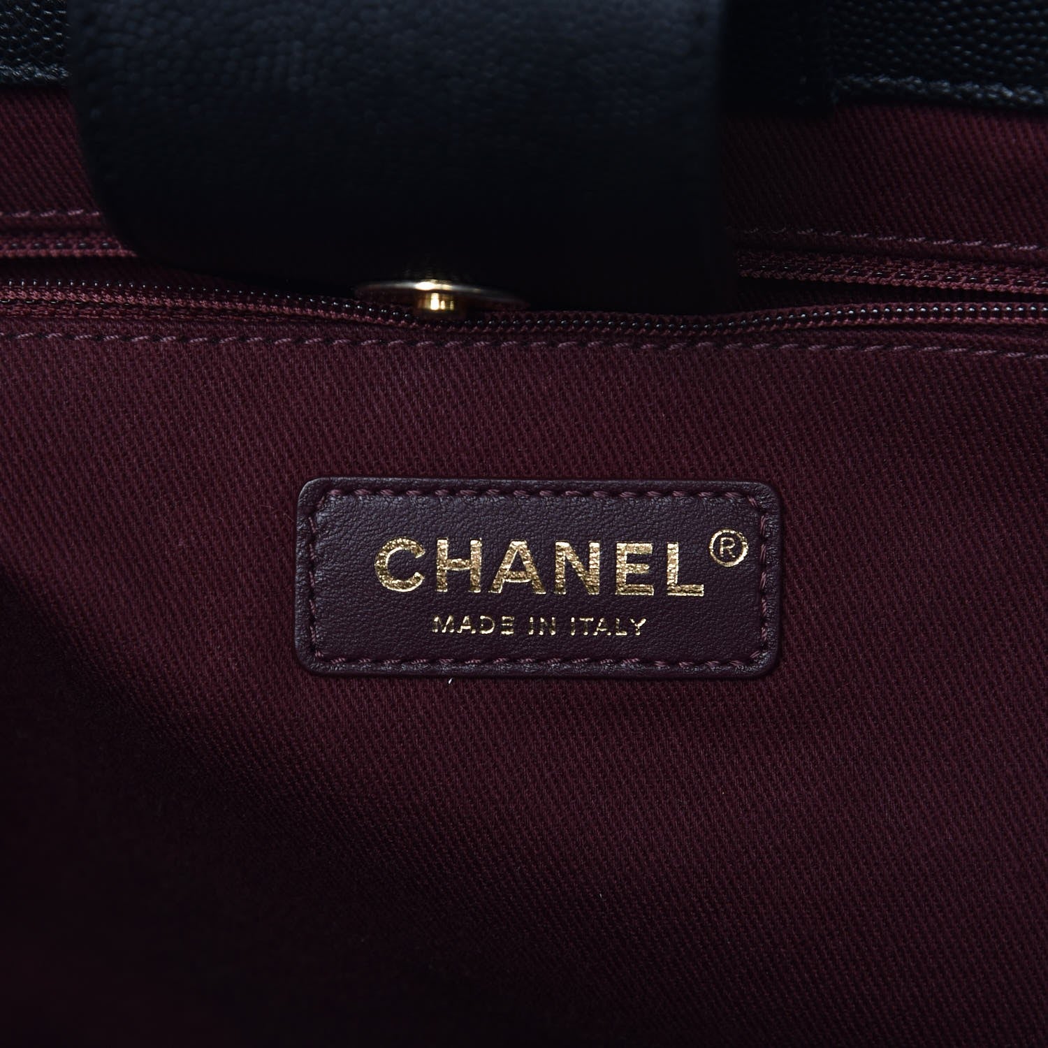 Chanel Caviar Quilted Large Coco Handle Shopping Tote Black 7 of 8