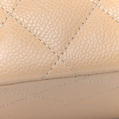 Chanel Caviar Quilted Jumbo Double Flap Beige Clair 8 of 10