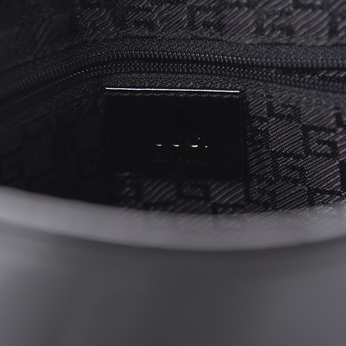 Patent Small Jackie O Hobo Black