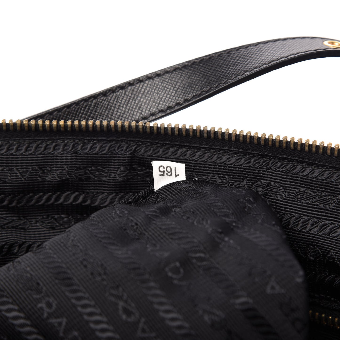 Saffiano Tessuto Nylon Tote Black