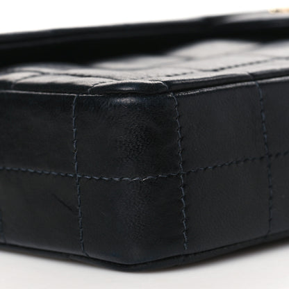 Chanel Lambskin East West Chocolate Bar Flap Black 8 of 9