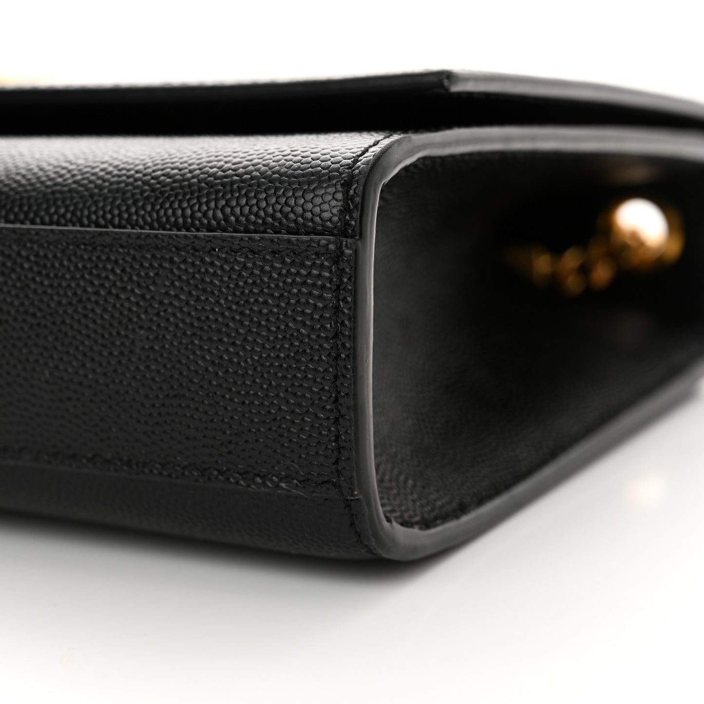 Grain De Poudre Medium Classic Monogram Kate Satchel Black