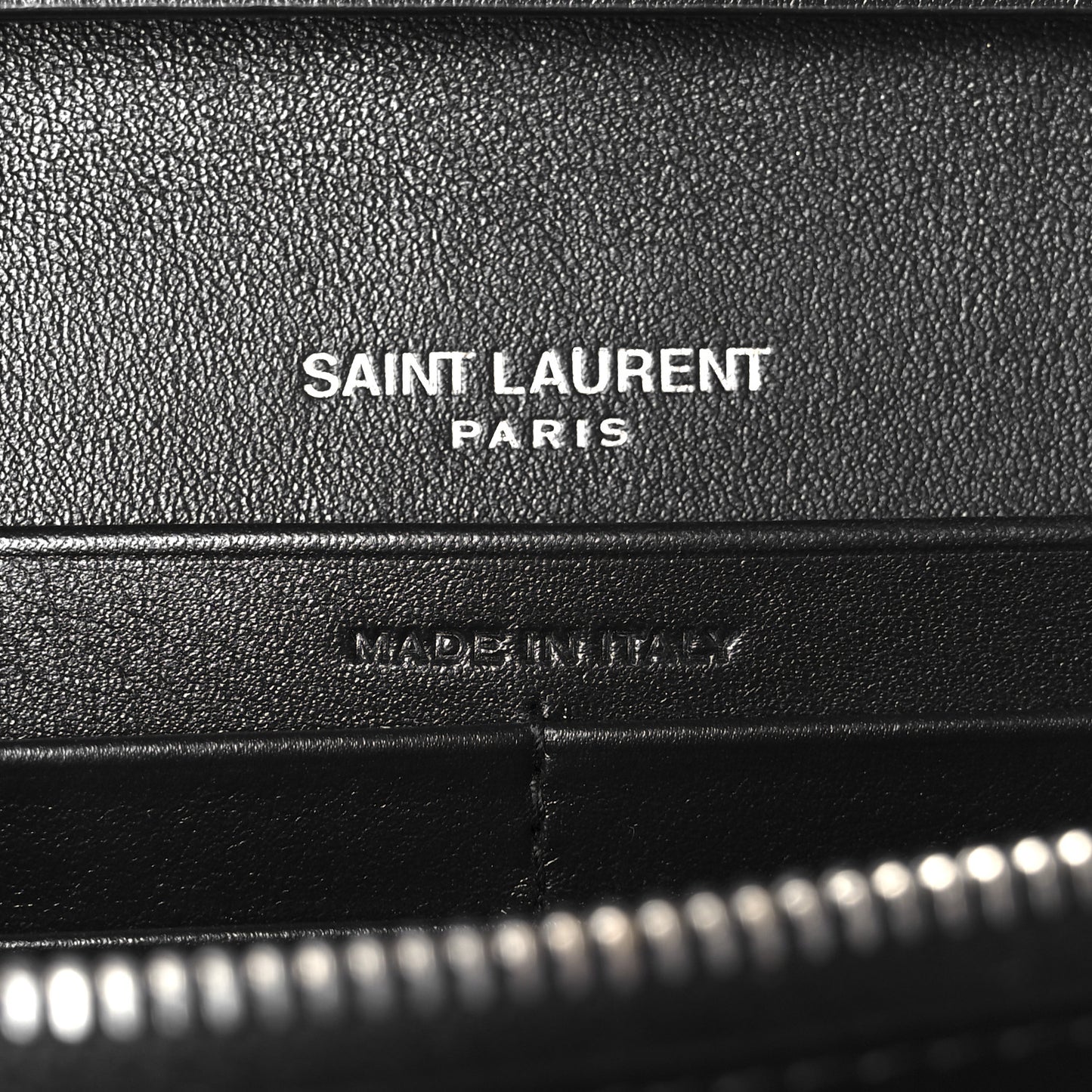 Patent Calfskin Monogram Kate Wallet On Chain Black