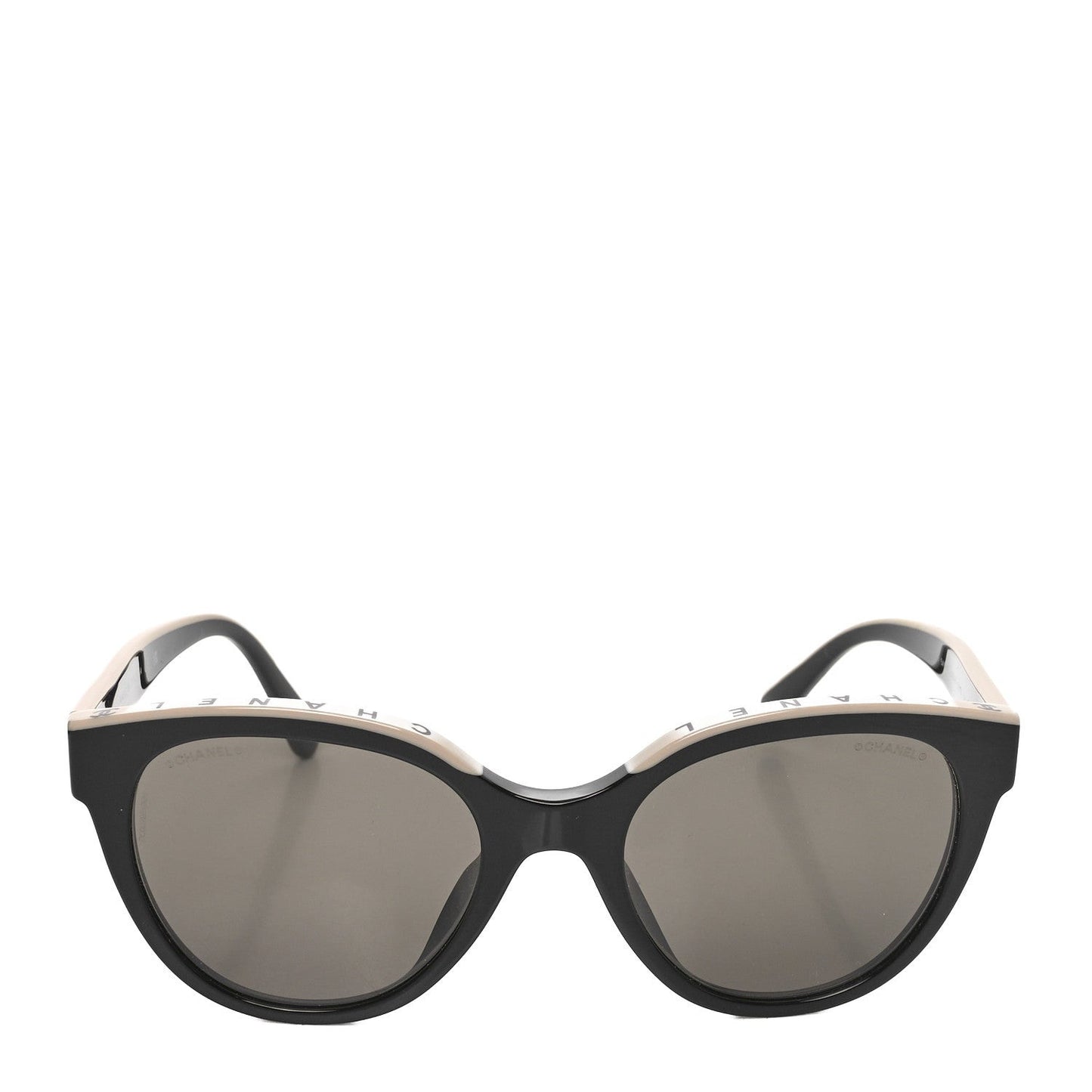 Acetate CC Butterfly Sunglasses 5414-A Black Beige