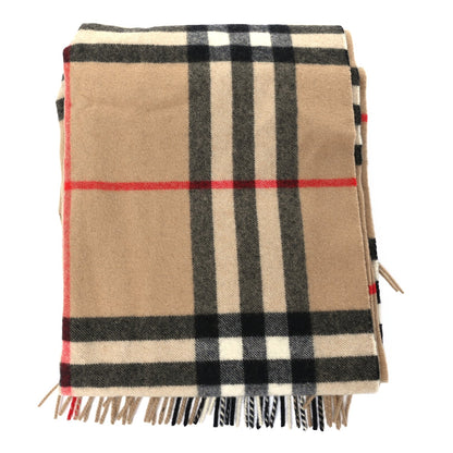 Burberry Wide Check Cashmere Scarf 1 of 4