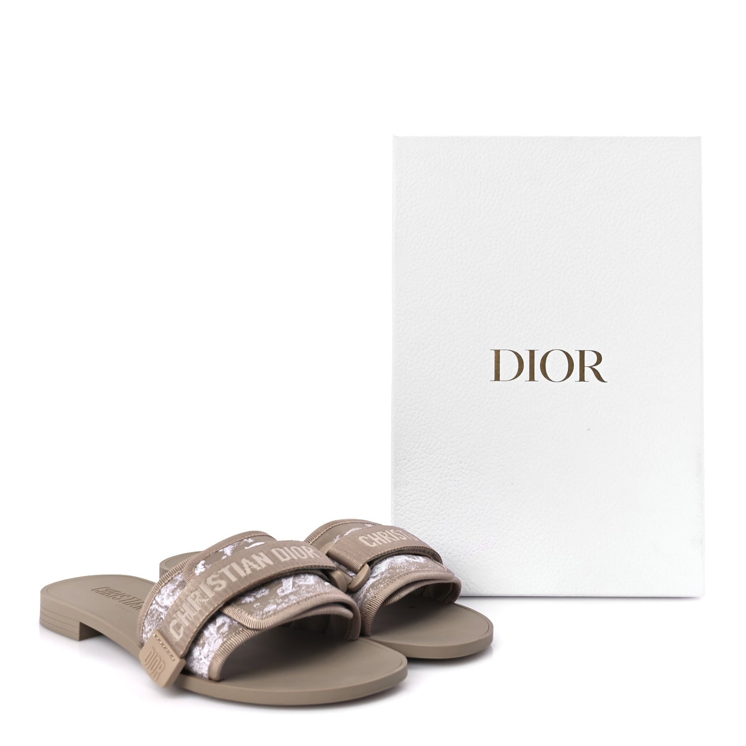 Christian Dior Cotton Toile De Jouy Dioriviera Dio(r)evolution Slide 40 Beige 9 of 9