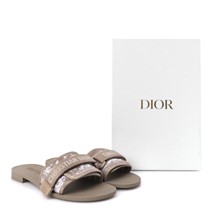Christian Dior Cotton Toile De Jouy Dioriviera Dio(r)evolution Slide 40 Beige 9 of 9