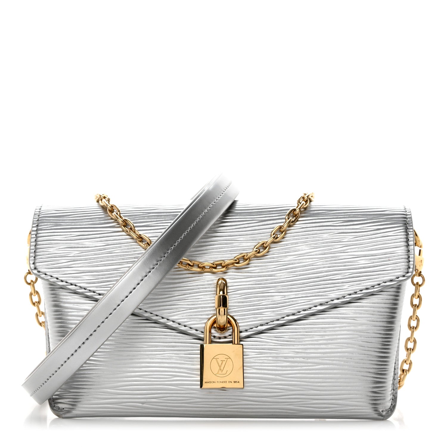 Louis Vuitton Epi Padlock On Strap Silver 1 of 7