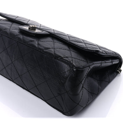 Chanel Aged Calfskin Quilted 2.55 Reissue 227 Flap  So Black 15 of 16