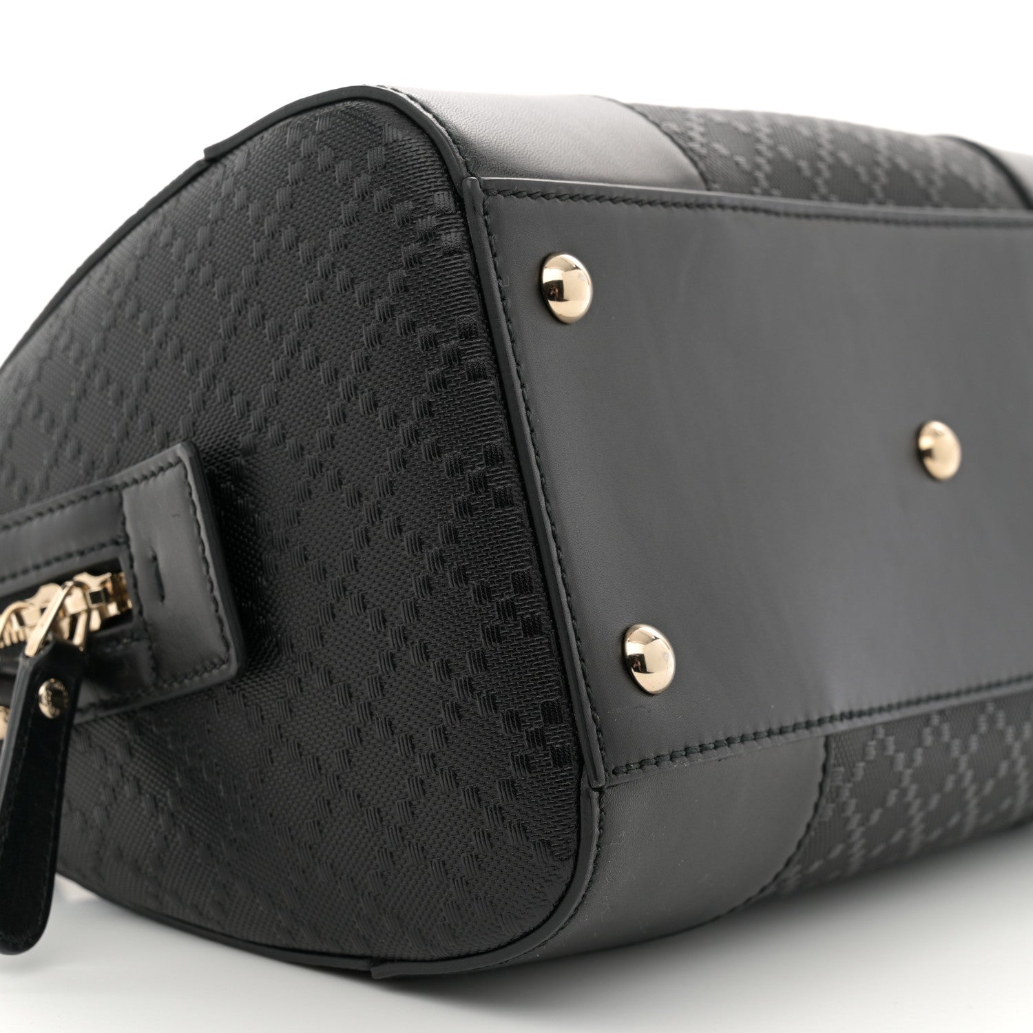 Gucci Hilary Lux Bright Diamante Top Handle Bag Black 9 of 13