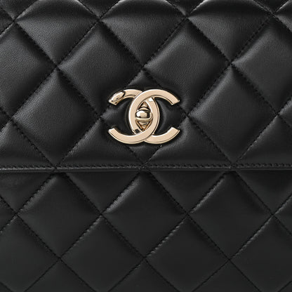 Chanel Lambskin Quilted Small Trendy CC Dual Handle Flap Bag Black 7 of 9