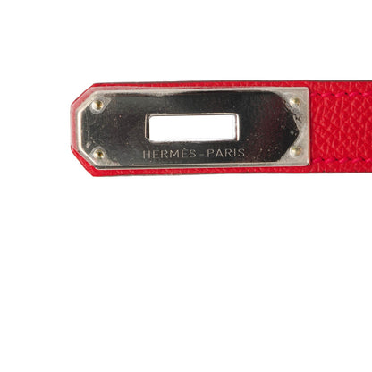 Hermes Epsom Kelly Sellier 32 Rouge Casaque 11 of 26