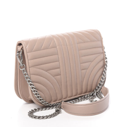Prada Nappa Impunture Small Diagramme Crossbody Bag Cipria 3 of 9