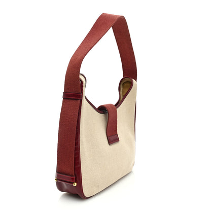 Hermes Toile Sako 32 Natural Rouge H 3 of 10