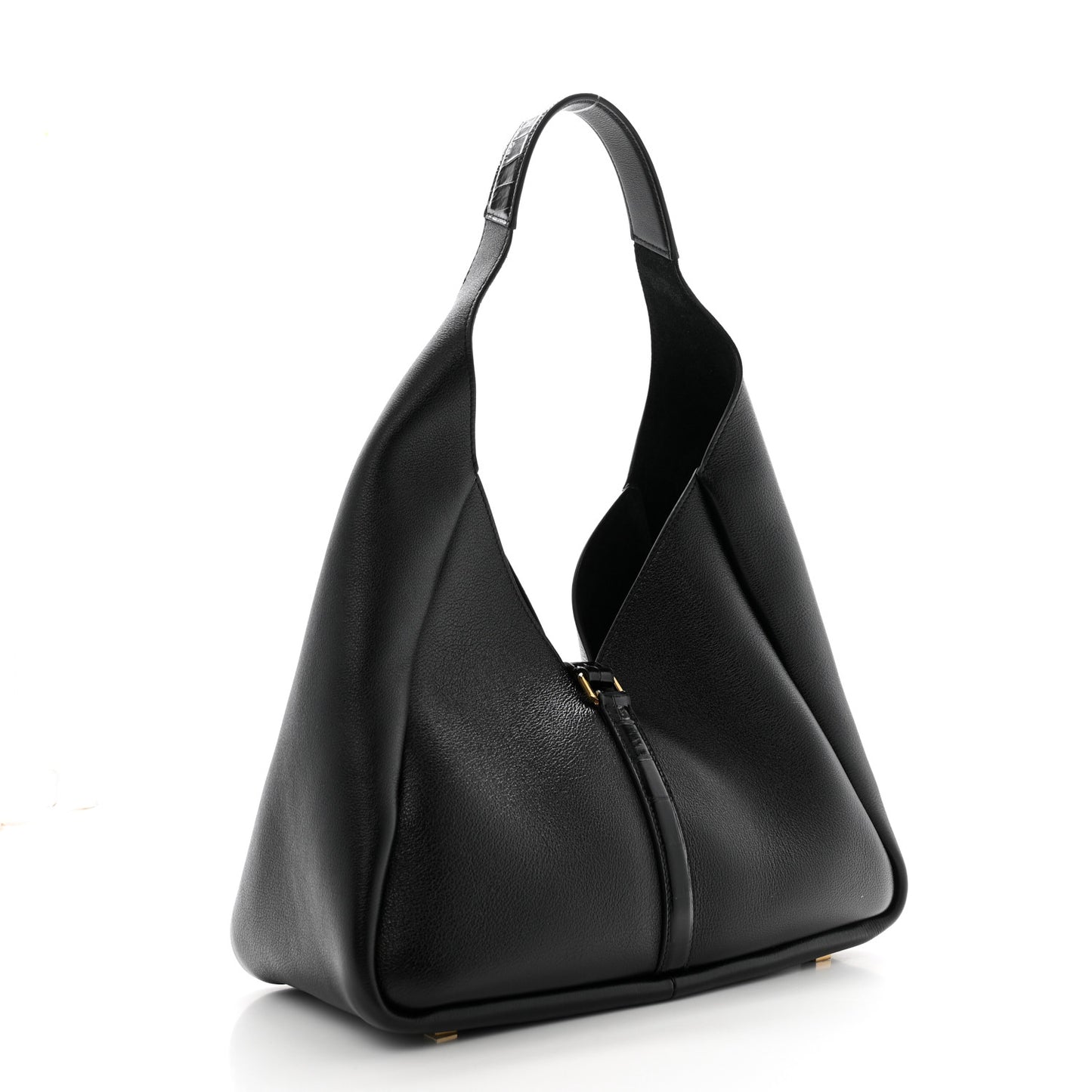 Calfskin Medium G-Lock Hobo Black