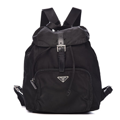 Prada Nylon Vela Medium Backpack Black 1 of 18