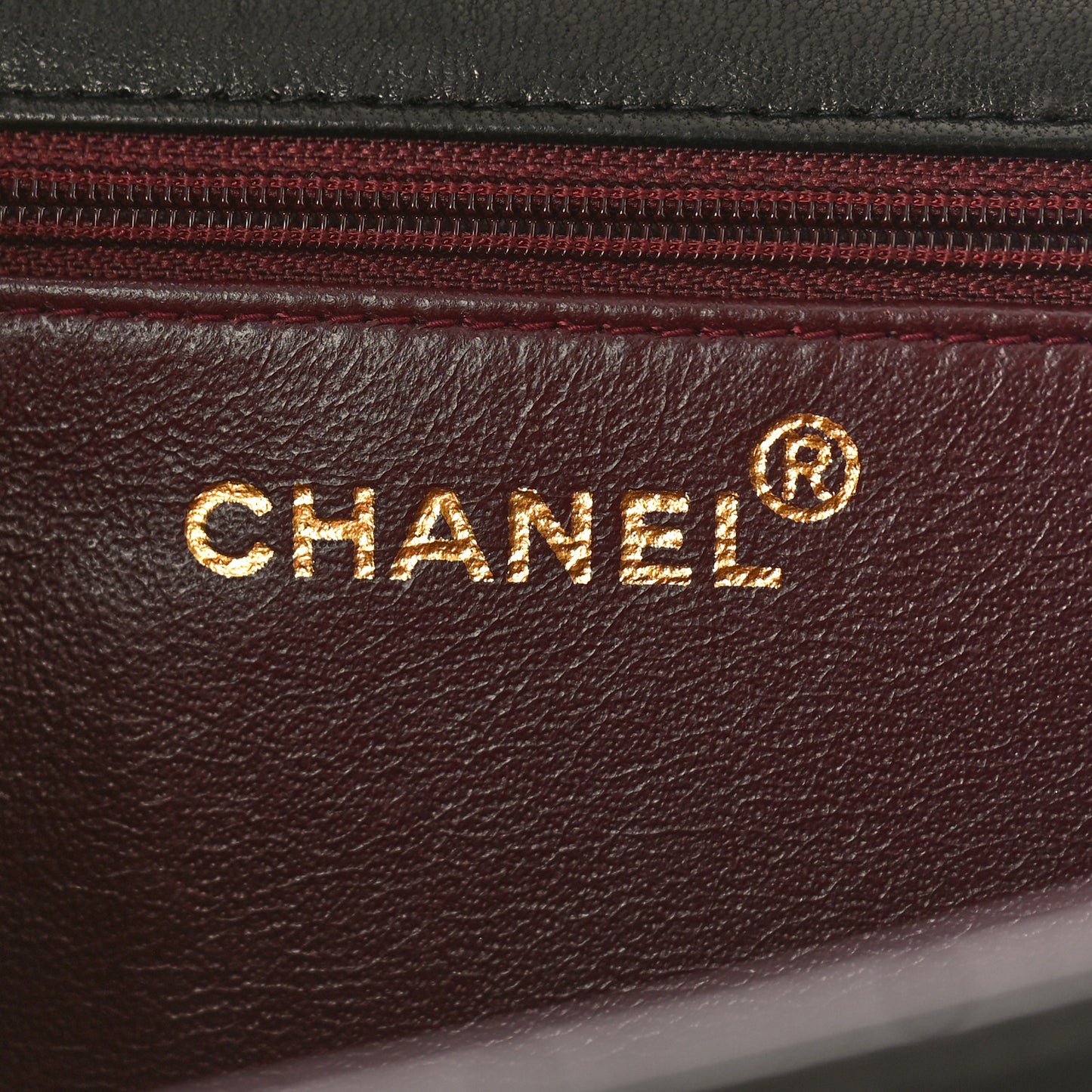 Lambskin Quilted Medium Single Flap Black