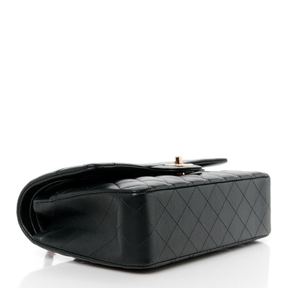 Chanel Lambskin Quilted Medium Double Flap Black 4 of 12