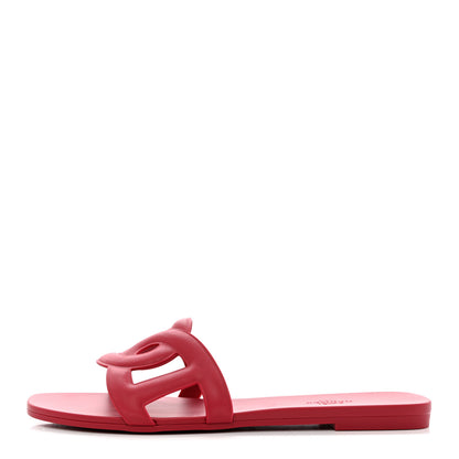 Hermes Rubber Aloha Sandals 40 Rose Baie 1 of 9