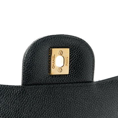 Chanel Caviar Quilted Maxi Double Flap Black 7 of 12
