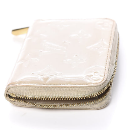 Louis Vuitton Vernis Zippy Coin Purse Blanc Corail 7 of 9