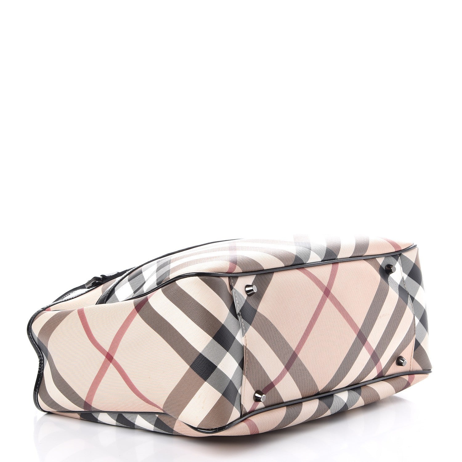 Burberry Supernova Check Tote Black 4 of 9