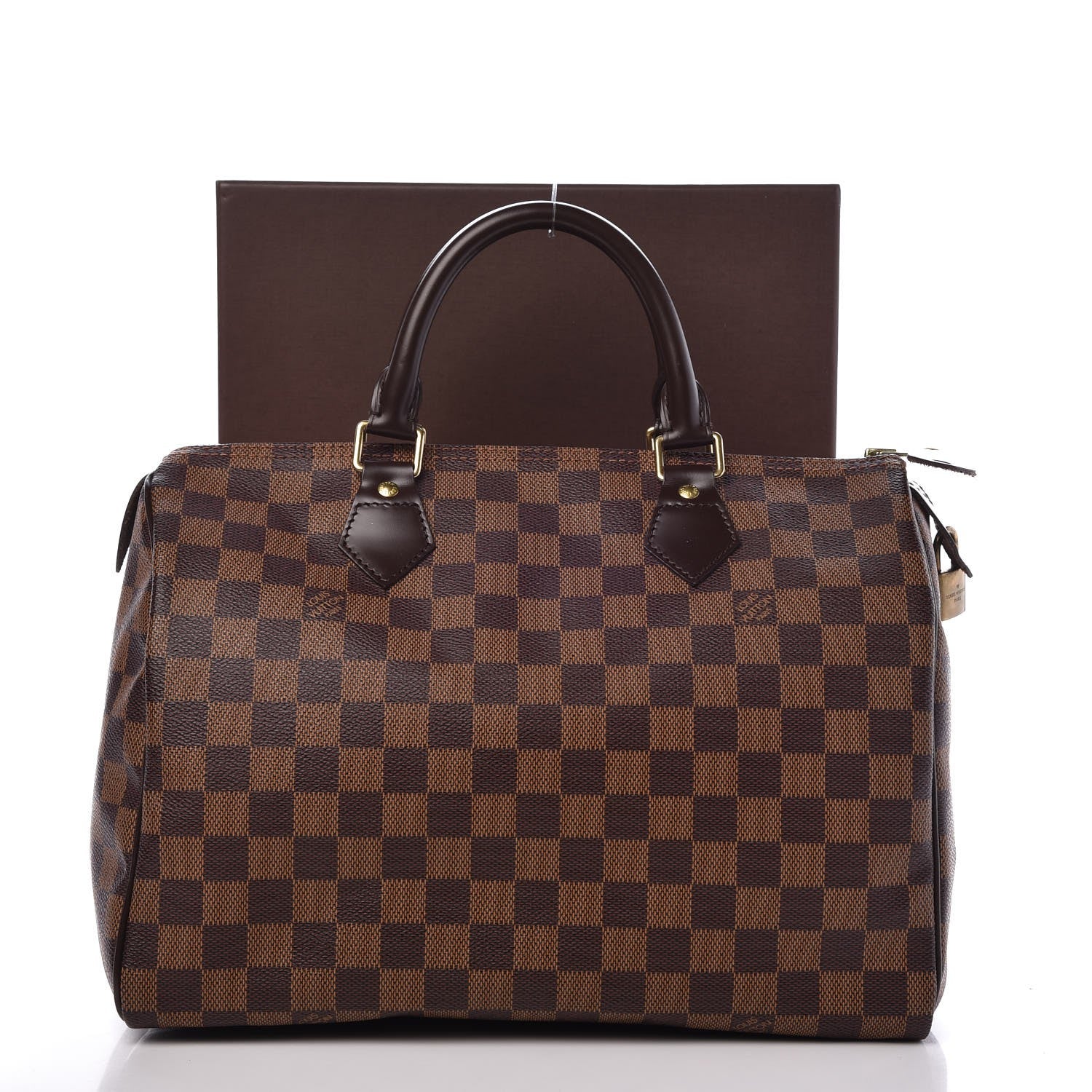 Louis Vuitton Damier Ebene Speedy 30 8 of 8