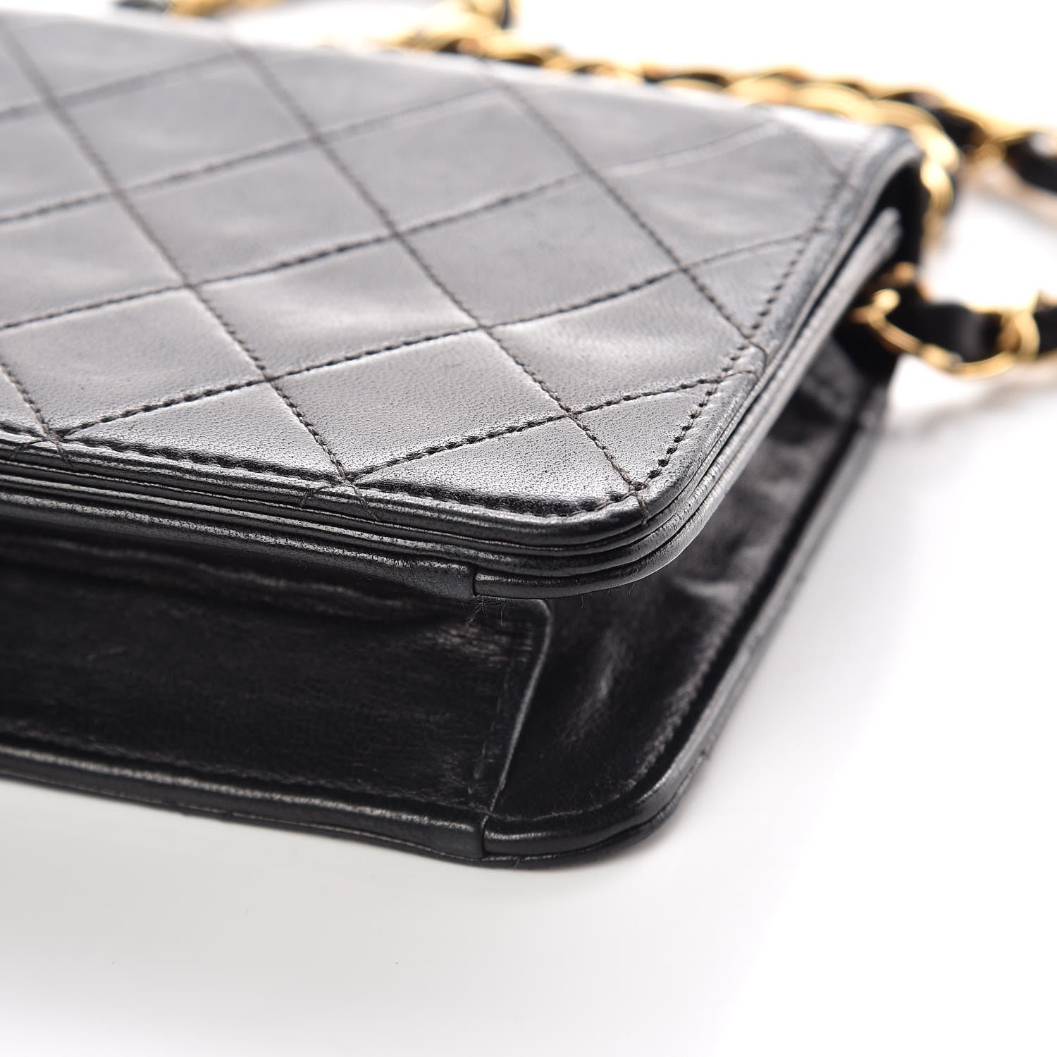 Chanel Lambskin Quilted Mini Flap Black 12 of 12