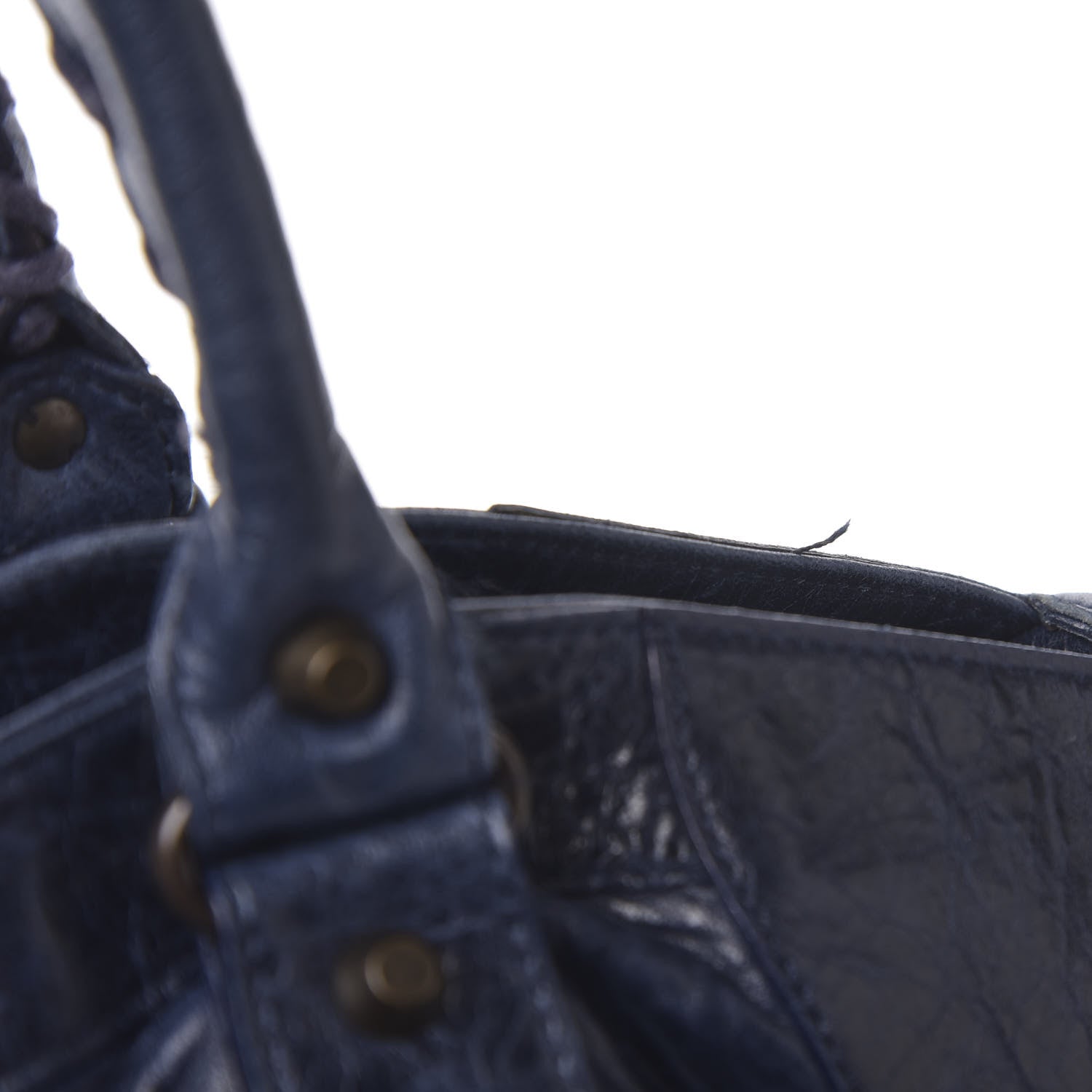 Balenciaga Agneau Classic Hardware Part Time Bleu Mineral 9 of 13