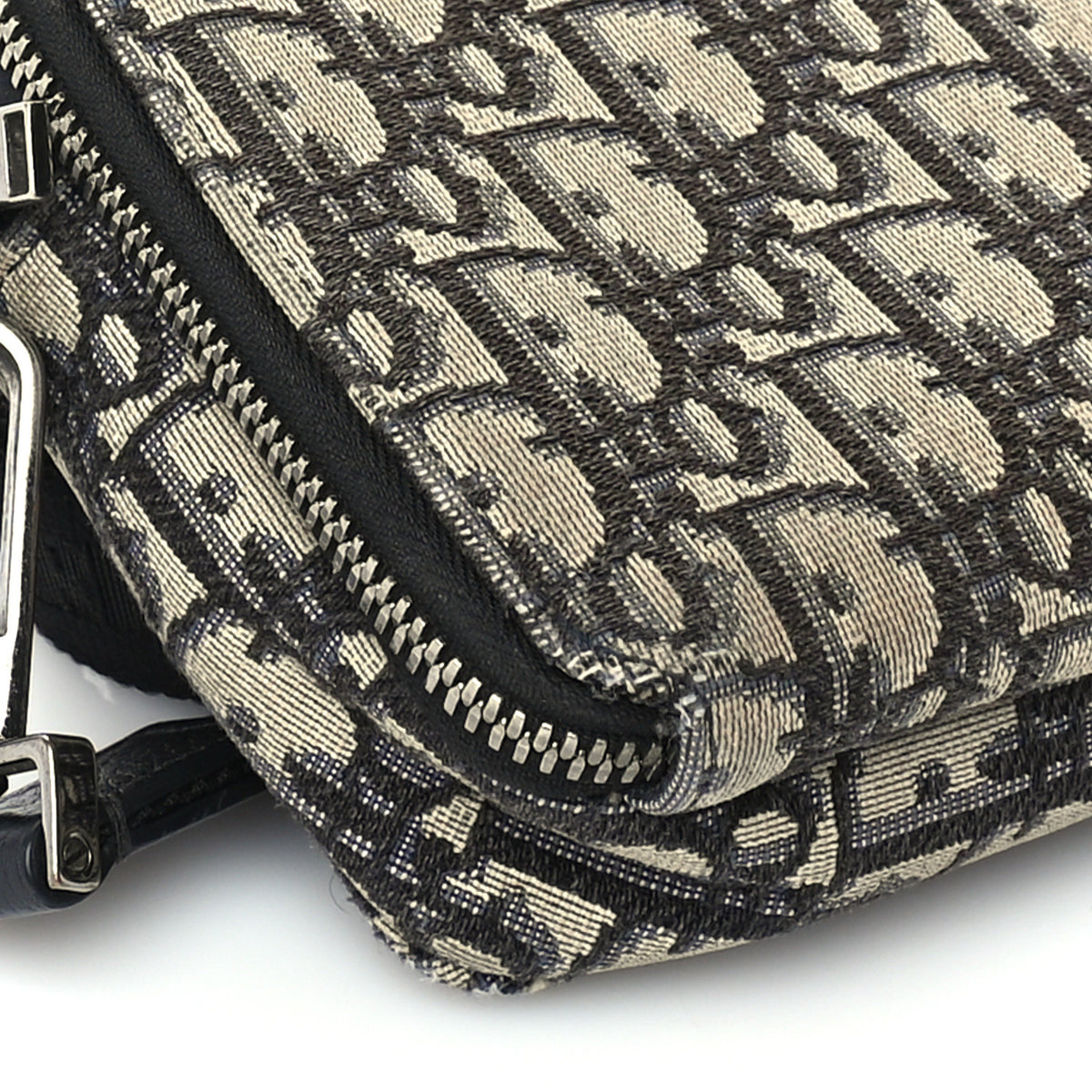 Christian Dior Oblique Canvas Crossbody Charcoal 7 of 8