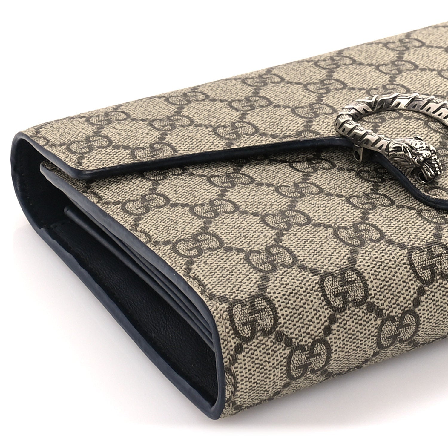 Gucci GG Supreme Monogram Mini Dionysus Chain Wallet Beige Taupe 7 of 8