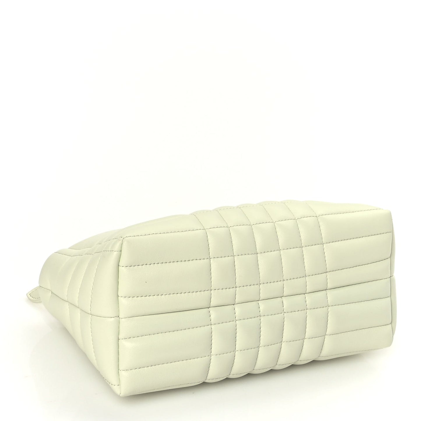 Lambskin Quilted Small Soft Lola Bag Pistachio