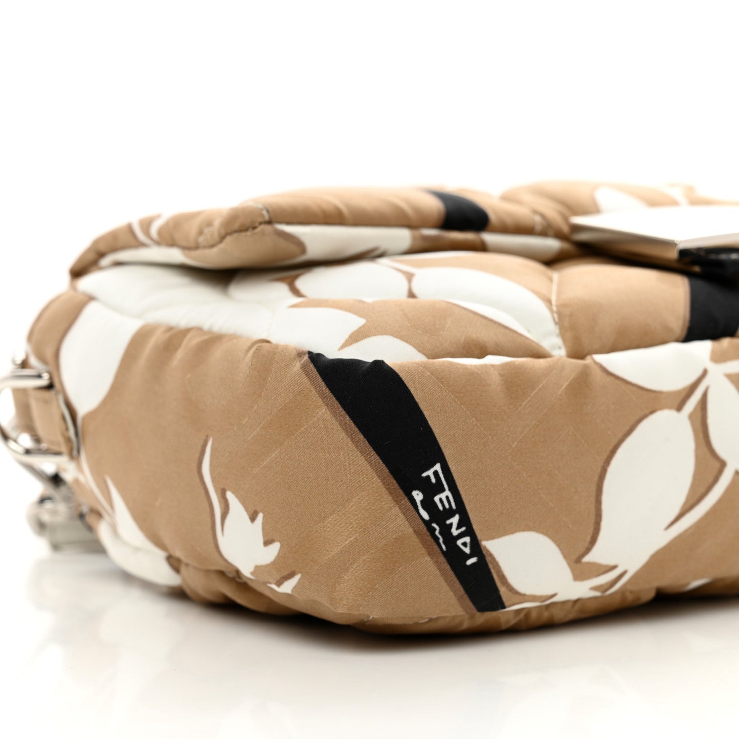 Seta Logo Rosa Scarf Baguette Beige Amido White