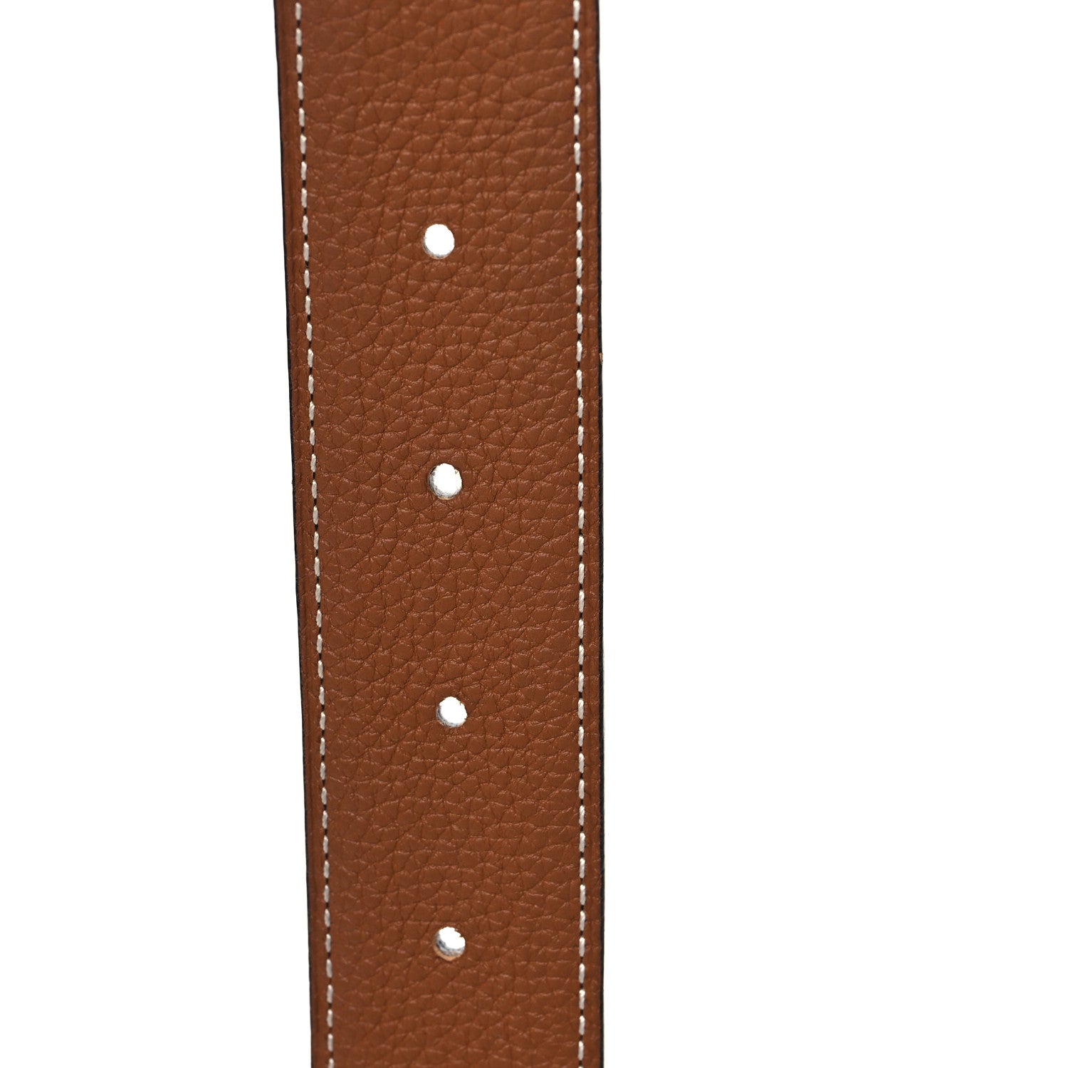 Hermes Box Togo 32mm Striee H Belt 75 30 Black Gold 4 of 5