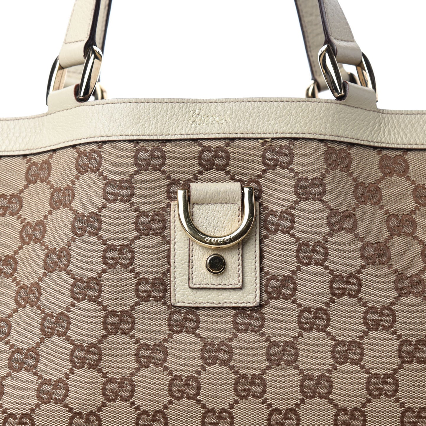 Monogram Large Abbey Tote Off White