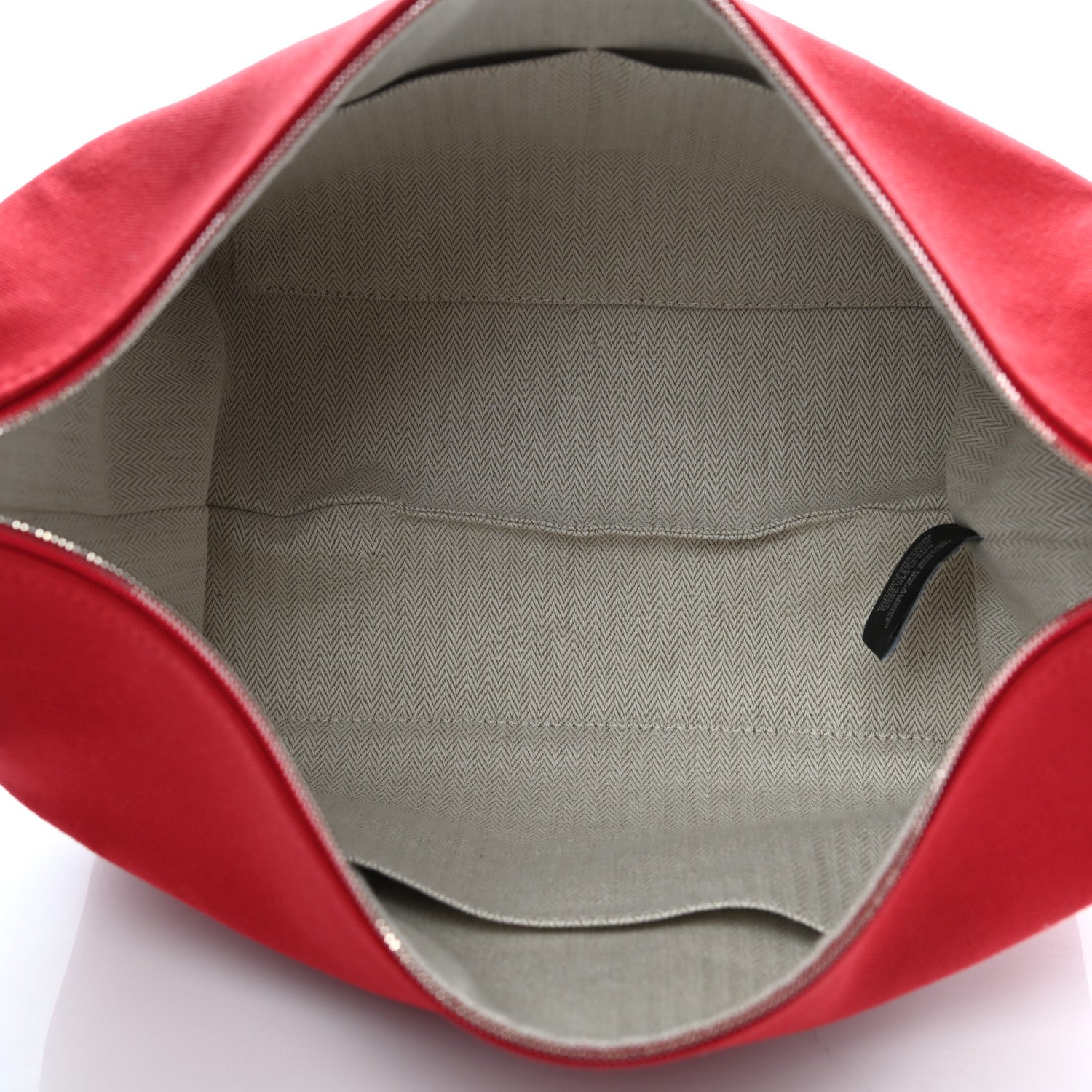 Hermes Canvas Large Bride-A-Brac Pouch Rouge 5 of 13