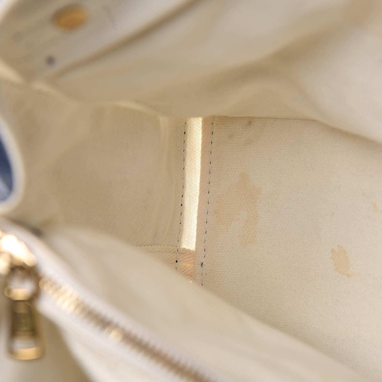 Saint Laurent Calfskin Canvas Medium Muse Two Blue 8 of 14