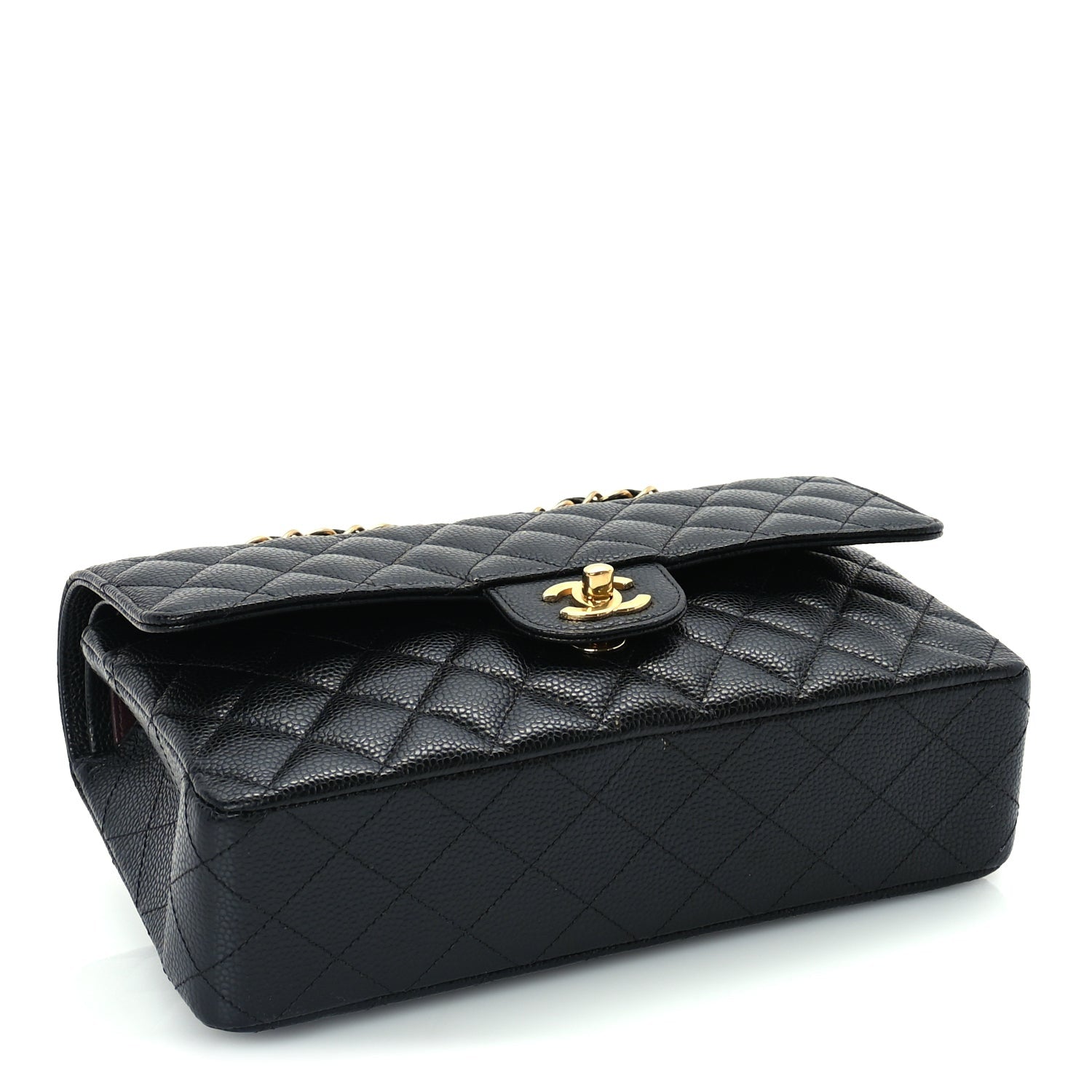 Chanel Caviar Quilted Medium Double Flap  Black 3 of 9