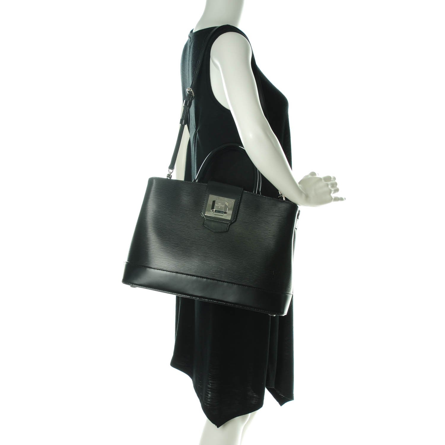 Louis Vuitton Epi Mirabeau GM Black 2 of 7