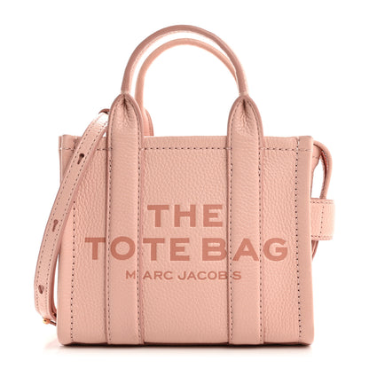 Marc Jacobs Grained Calfskin Micro The Tote Bag Rose 1 of 10