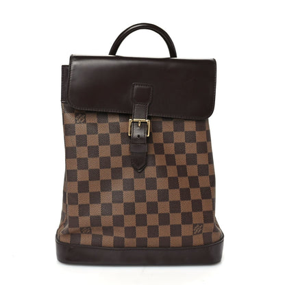 Louis Vuitton Damier Ebene Soho Backpack 1 of 8