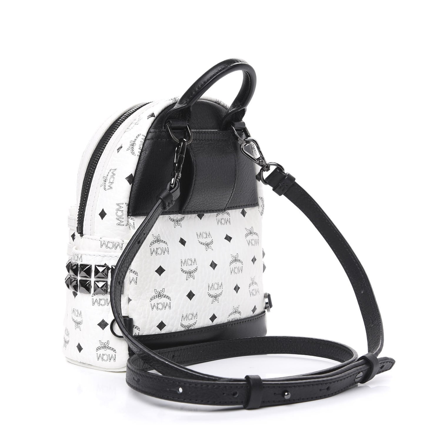 Visetos Side Stud X-Mini Stark Bebe Boo Backpack White