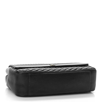 Saint Laurent Lambskin Quilted Victoire Shoulder Bag Black 3 of 7