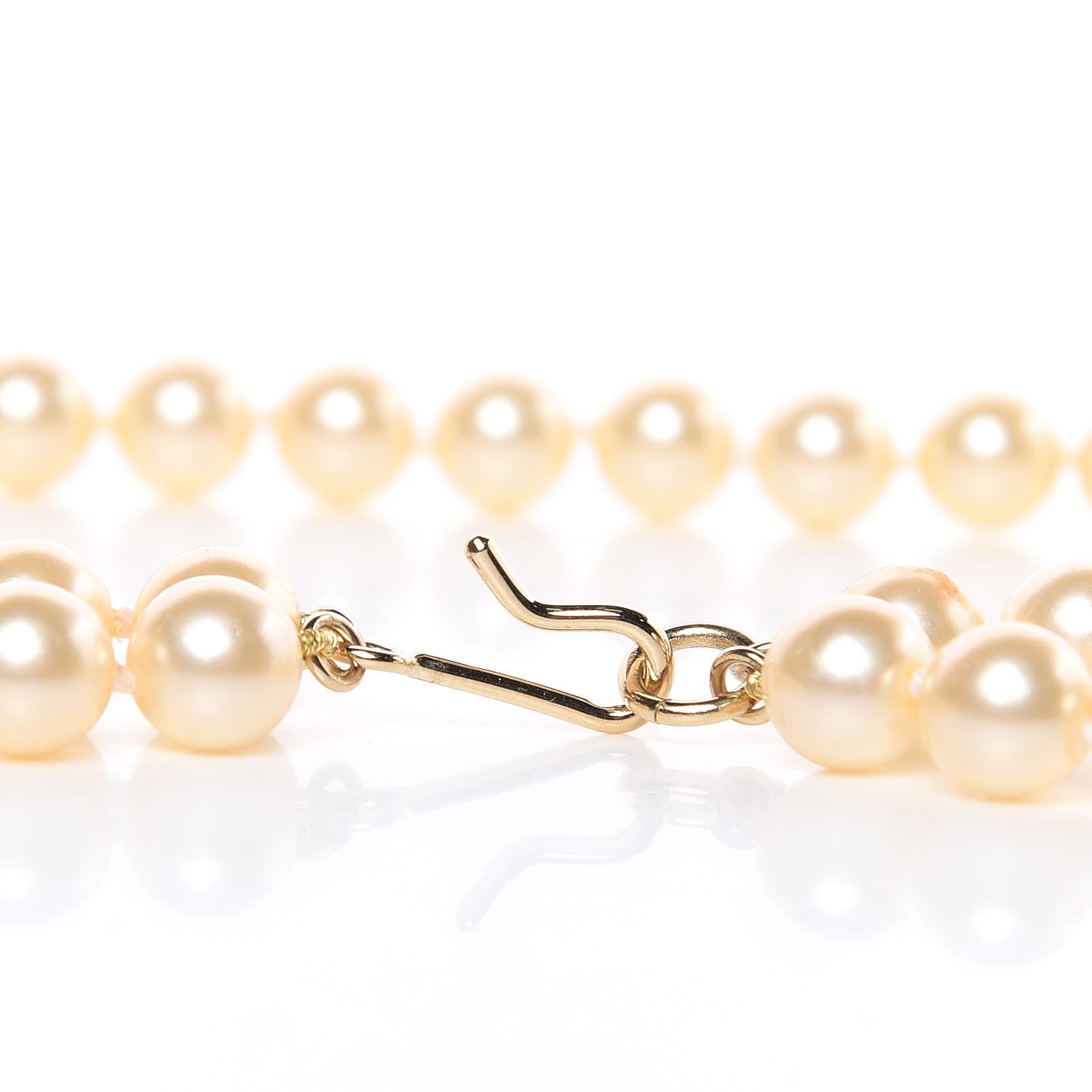 Chanel Pearl CC Double Strand Belt Gold 4 of 6